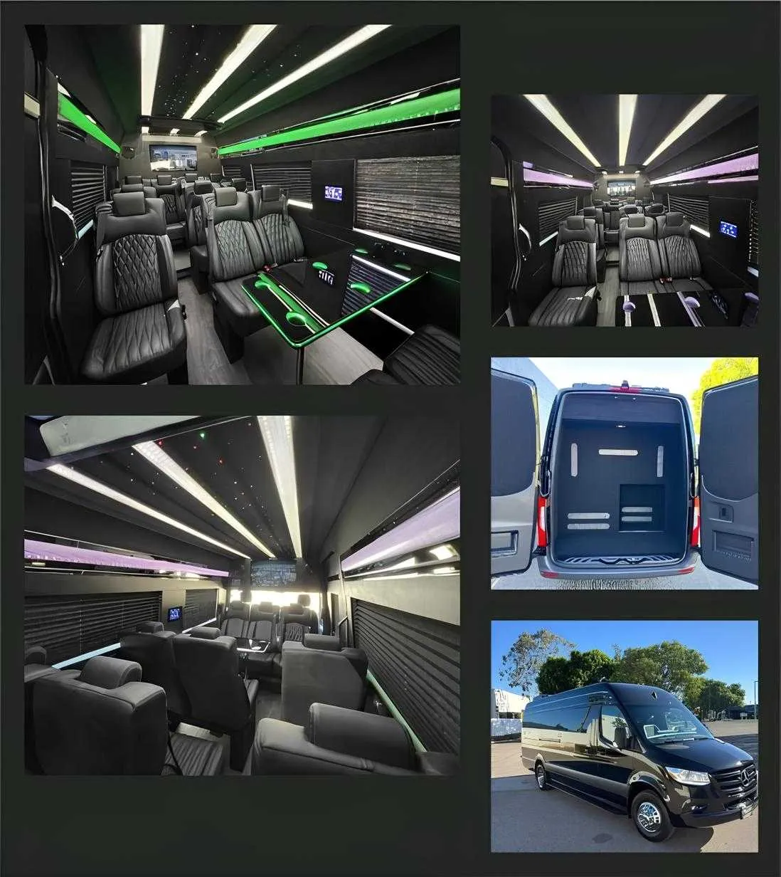 Black Mercedes Executive Sprinter for mercedes sprinter rental