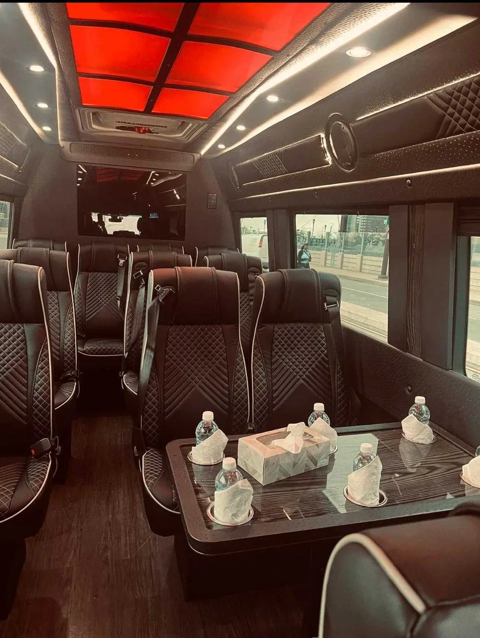 Black Mercedes Executive Sprinter, photo 4 for mini coach rental in Line Lexington, PA