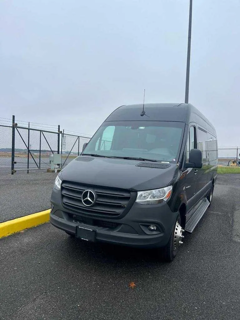 Black Mercedes Executive Sprinter, photo 5 for mini coach rental in Line Lexington, PA