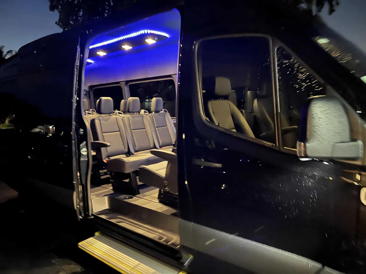 Black Mercedes Executive Sprinter, photo 3 for minibus rental in Pompano Beach, FL