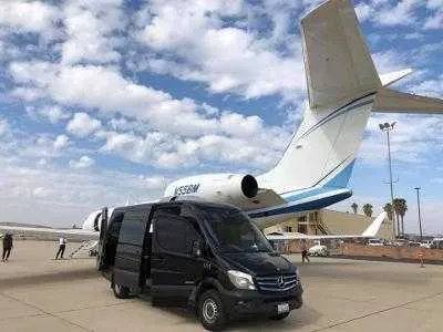 Black Mercedes Executive Sprinter for mercedes sprinter rental in Culver City, CA