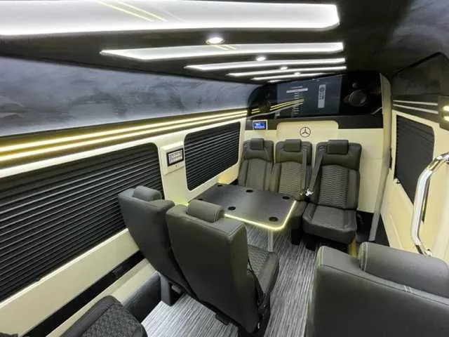 Black Mercedes Executive Sprinter, photo 2 for mini coach rental in Alexandria, VA