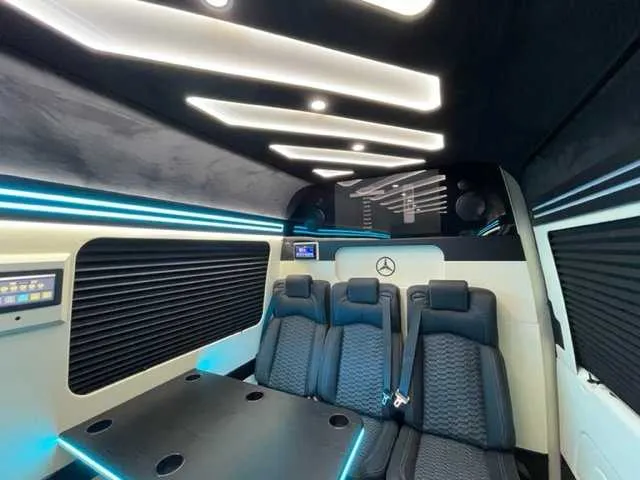 Black Mercedes Executive Sprinter, photo 3 for mini coach rental in Alexandria, VA