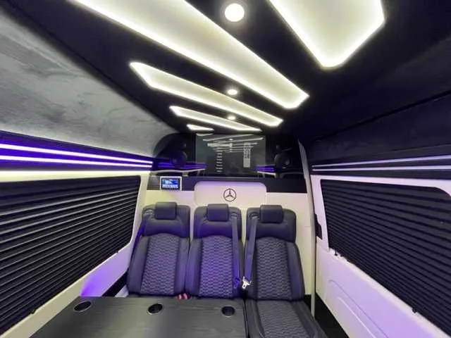 Black Mercedes Executive Sprinter, photo 4 for mini coach rental in Alexandria, VA