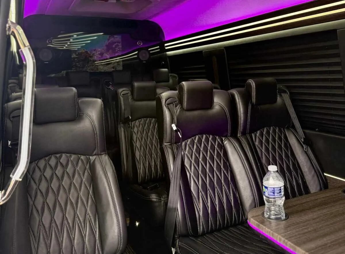 Black Mercedes Executive Sprinter for mercedes sprinter rental
