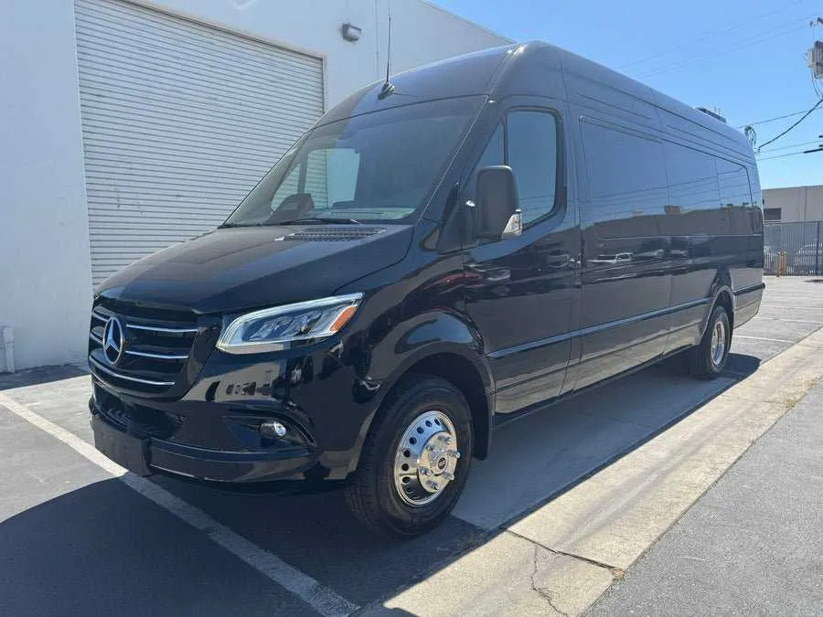 Black Mercedes Executive Sprinter for mini coach rental in Old Bridge, NJ
