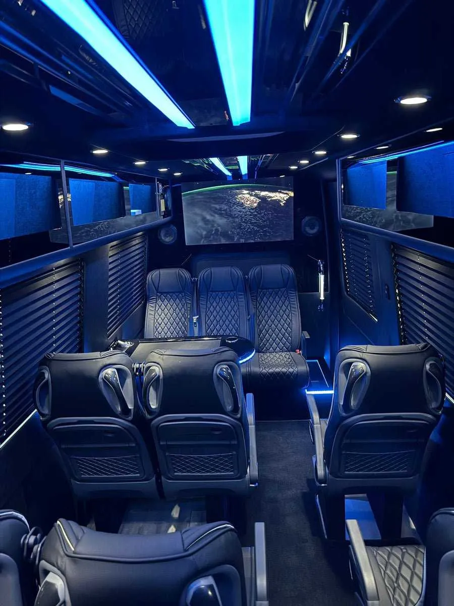 Black Mercedes Executive Sprinter, photo 3 for mini coach rental in Old Bridge, NJ