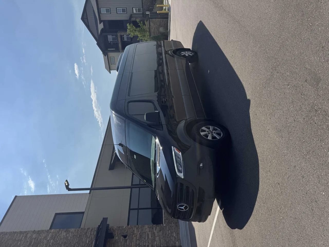 Black Mercedes Executive Sprinter for minibus rental in Armstrong County, TX