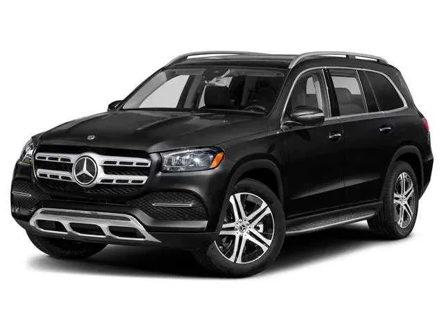 Black Mercedes-Benz GLS 450 SUV for black car service in Bostic, NC