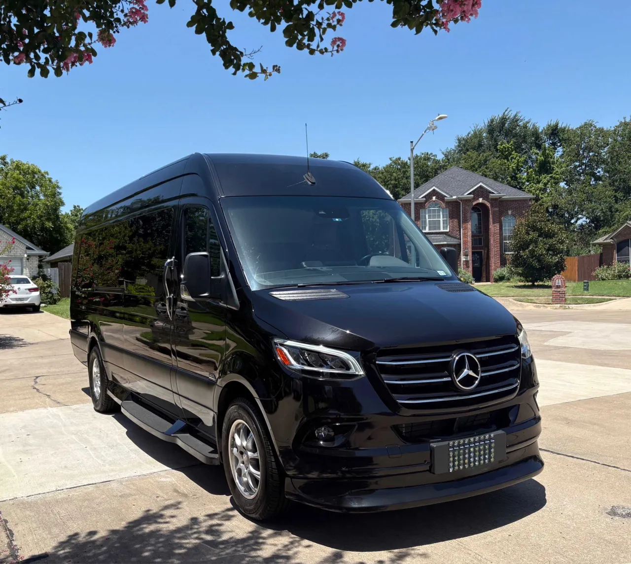 Black Mercedes Jet Sprinter