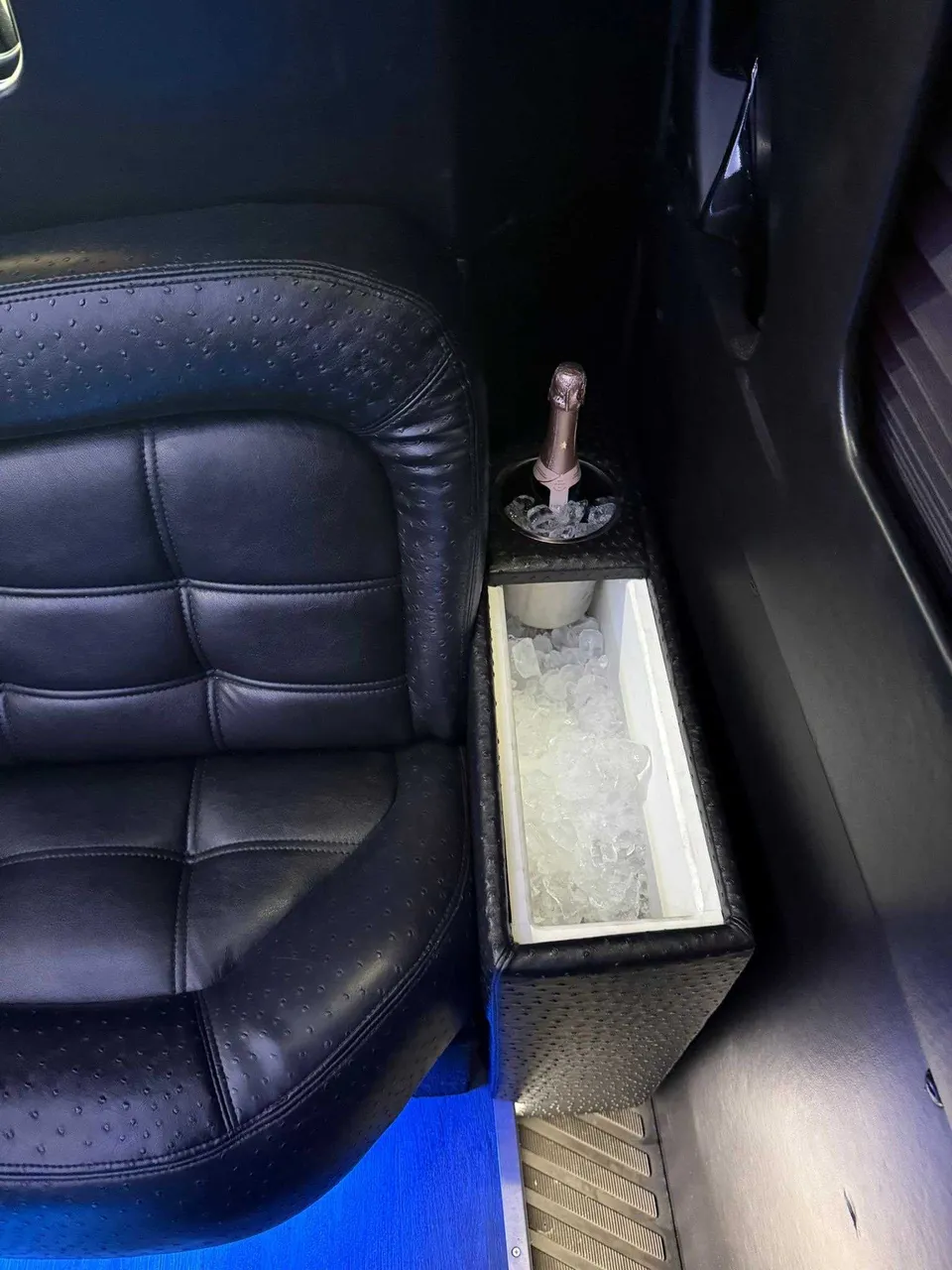 Mercedes Limo Sprinter interior, photo 3 for party bus rental in Lehighton, PA