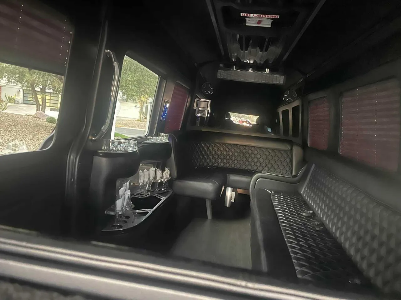 Mercedes Limo Sprinter interior, photo 4 for party bus rental