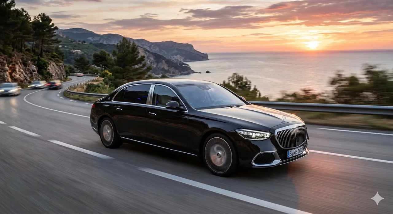 Black Mercedes Maybach, photo 3 for luxury car rental in Pershing County, NV