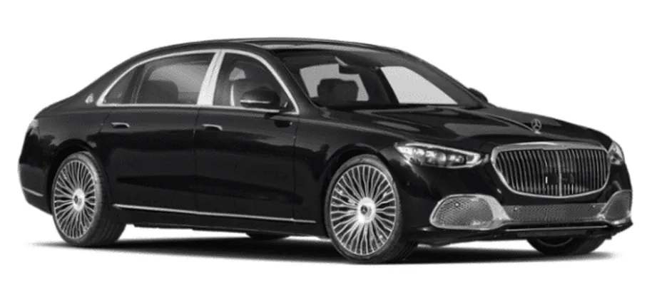 Black Mercedes-Maybach for black car service in Lagrange, GA