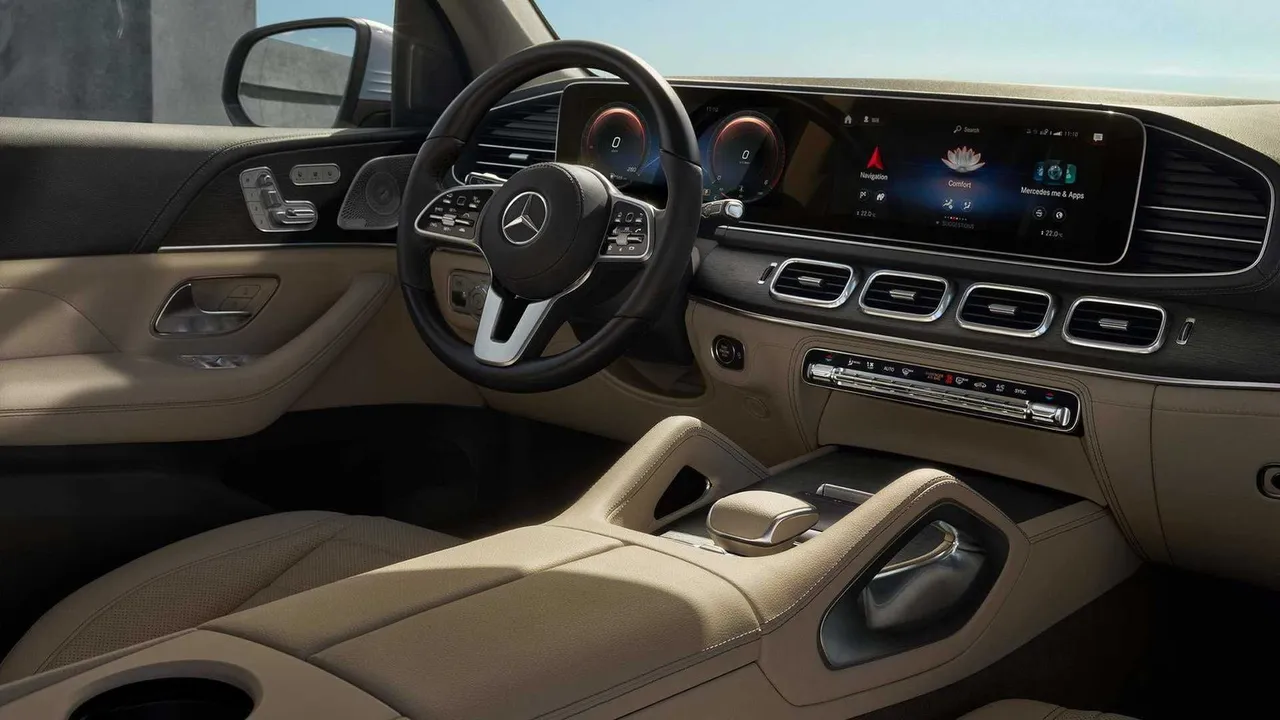 Mercedes Maybach GLS interior for airport transfers