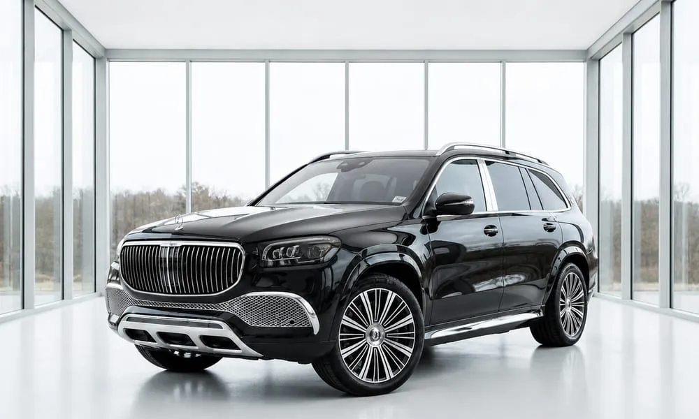 Black Mercedes-Maybach GLS 600 for airport transfers Black Mercedes-Maybach GLS 600 for airport transfers