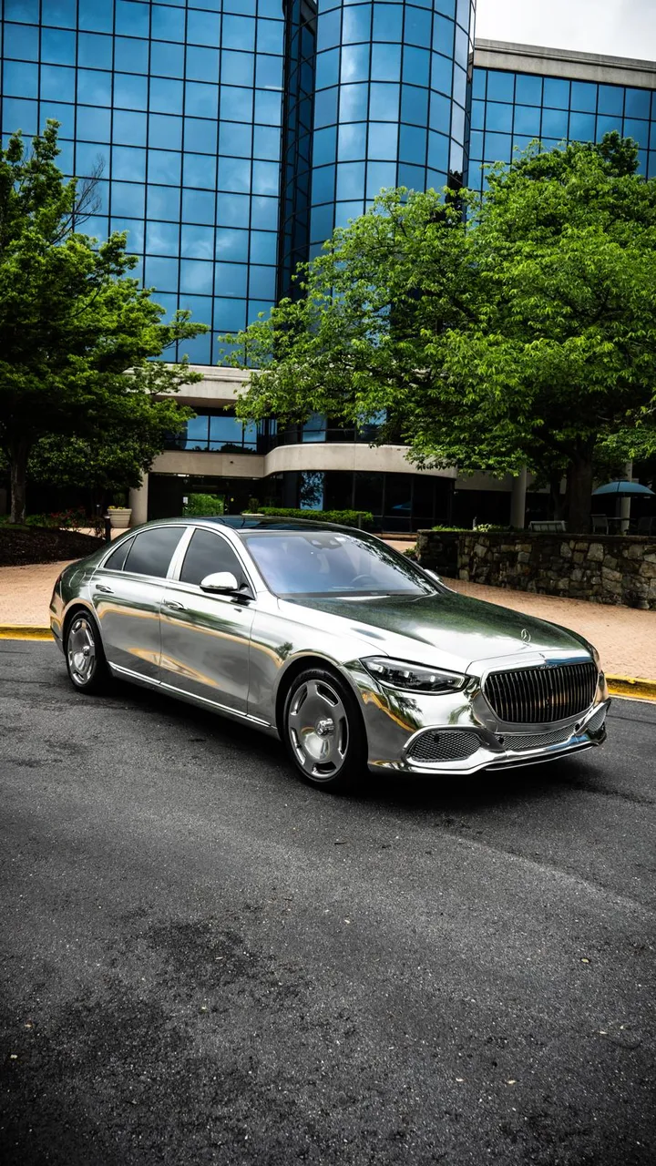 Mercedes Maybach S580 — Chrome, photo 8 for luxury car rental in Virginia Beach, VA Mercedes Maybach S580 — Chrome, photo 8 for luxury car rental in Virginia Beach, VA
