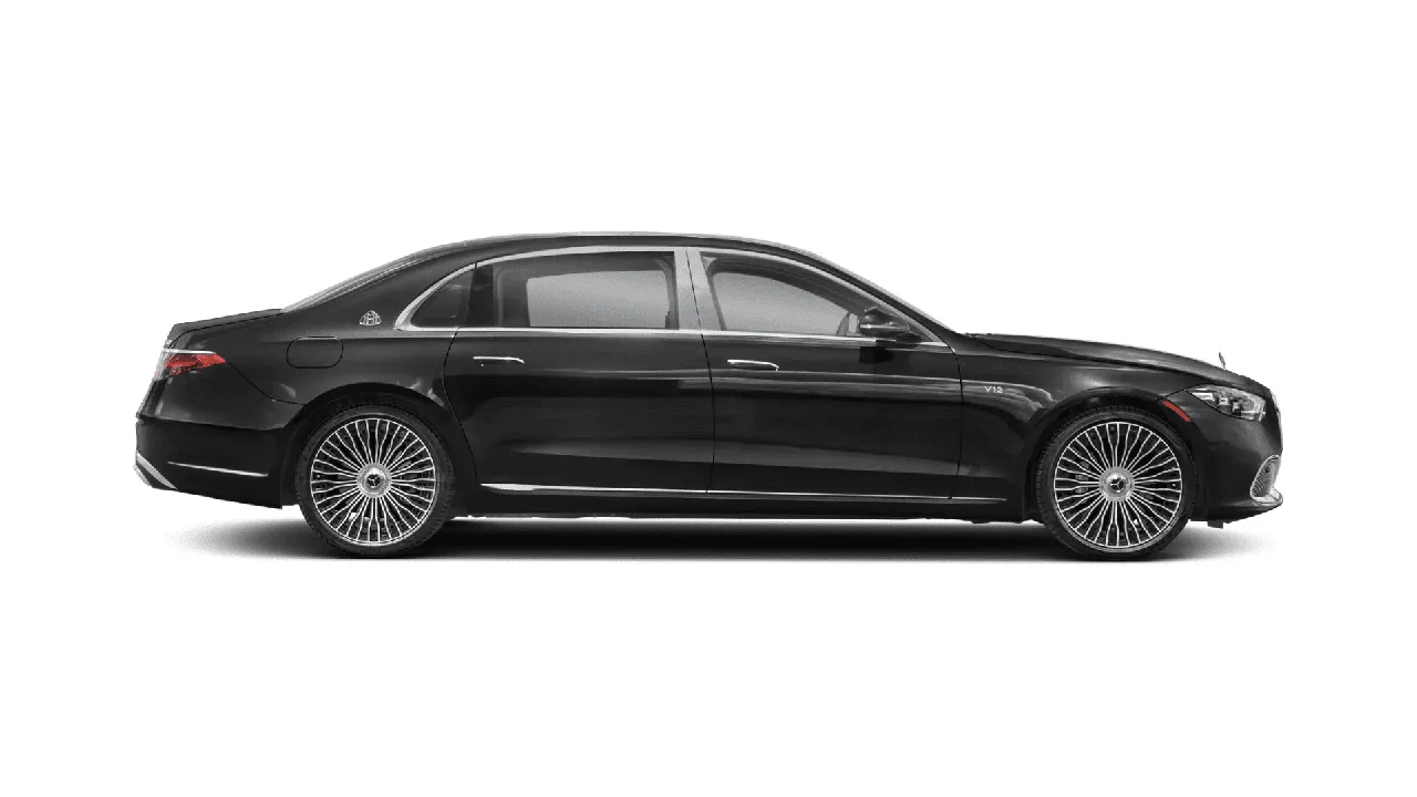 Black Mercedes-Maybach for black car service in Pleasantville, NY