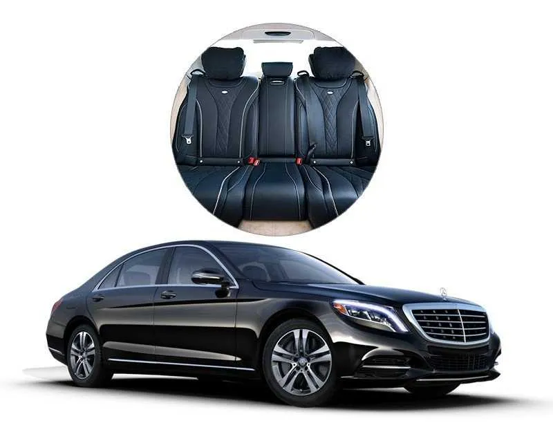 Black Mercedes S580 for sedan rental in Section, AL