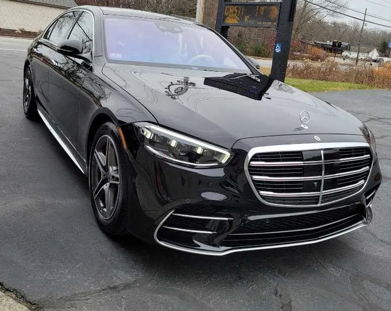 Black Mercedes S580 4 Passenger Sedan for sedan rental in East Greenwich, RI