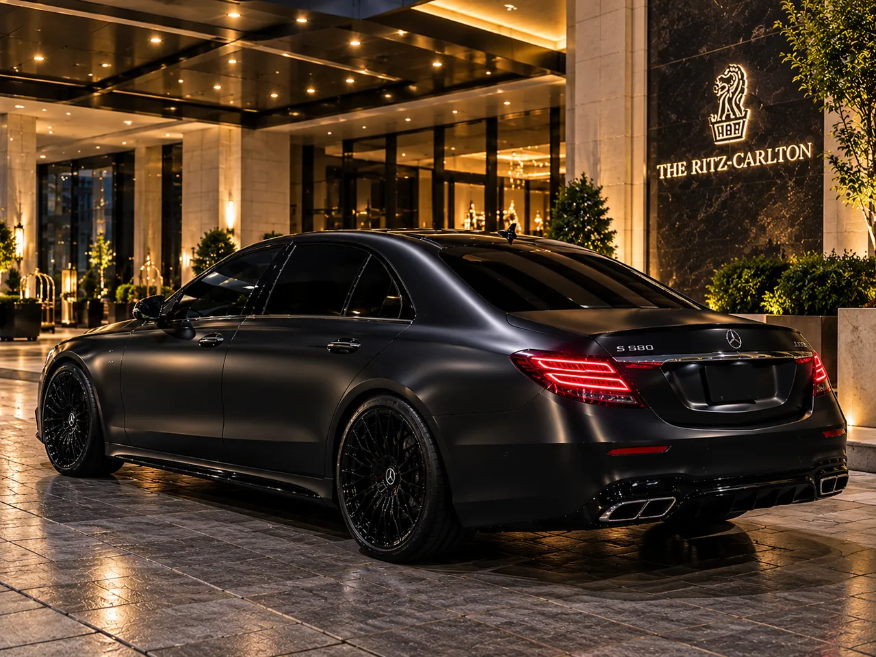 Black Mercedes S580 Executive for sedan rental Black Mercedes S580 Executive for sedan rental