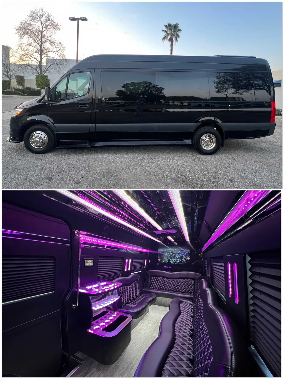 Black Mercedes Sprinter, photo 3 for mini coach rental in Franklin, NY