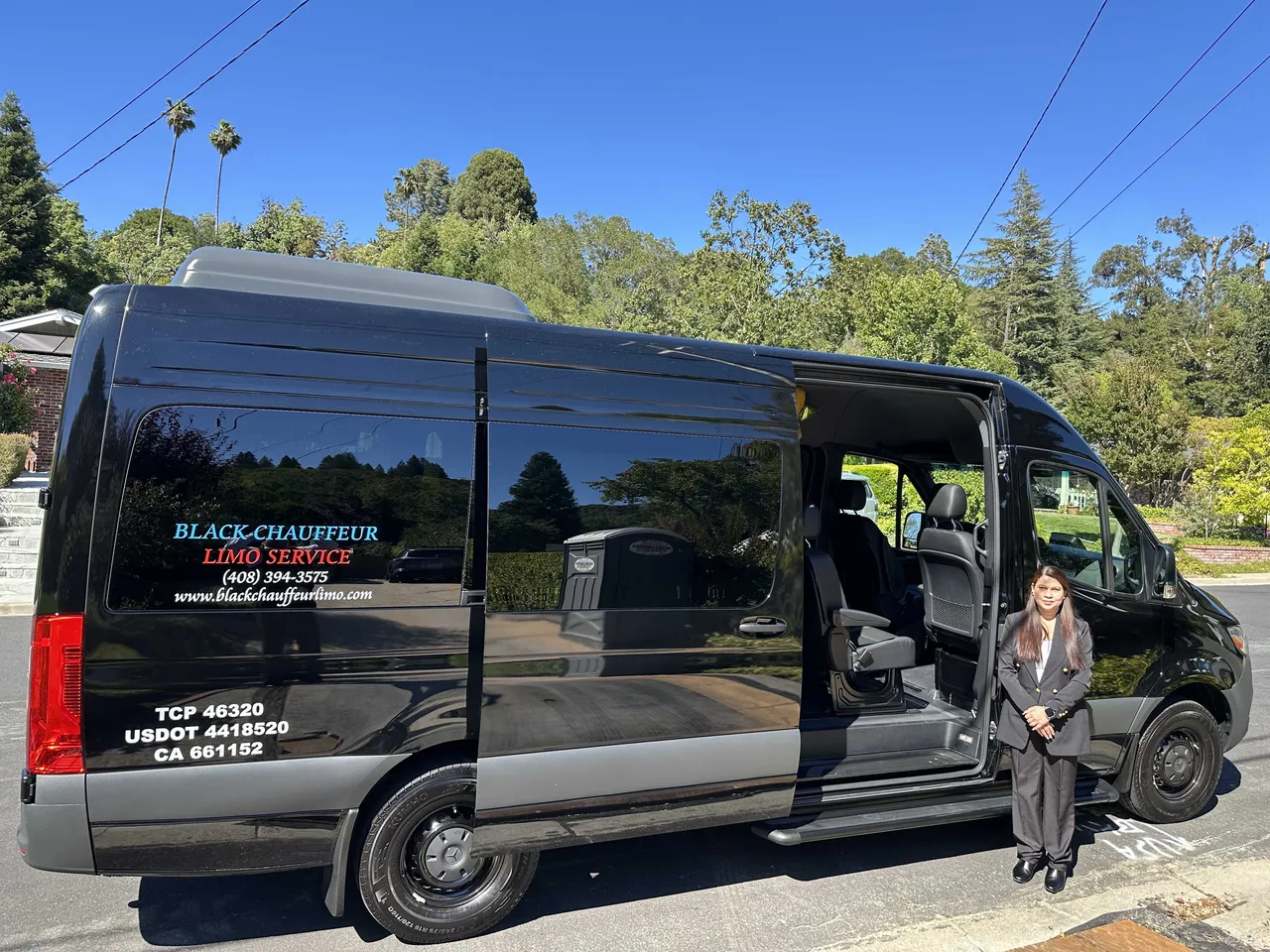 Black Mercedes Sprinter, photo 3 for mercedes sprinter rental in El Portal, CA