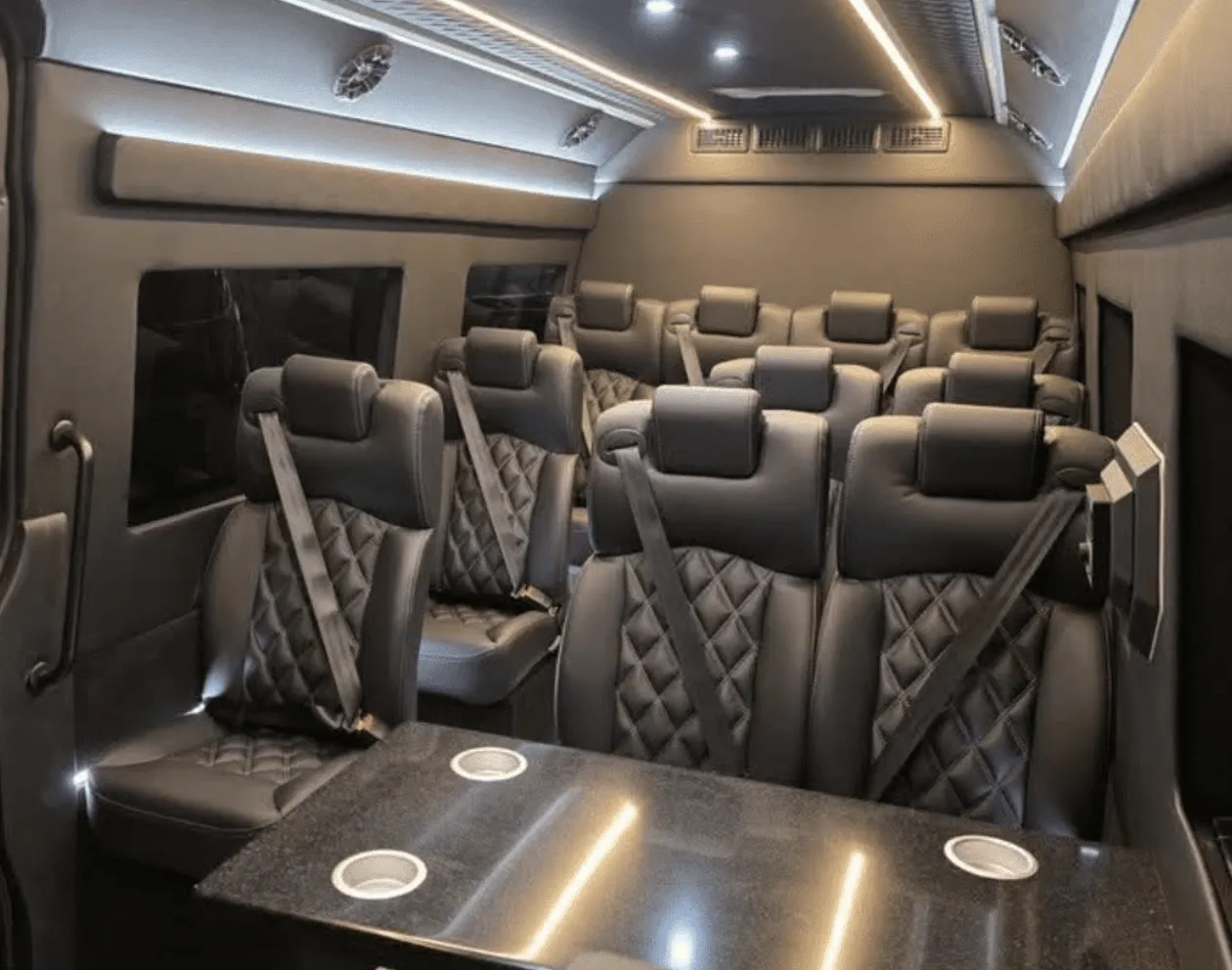 Black Mercedes Sprinter Executive, photo 2 for mercedes sprinter rental in Pirtleville, AZ