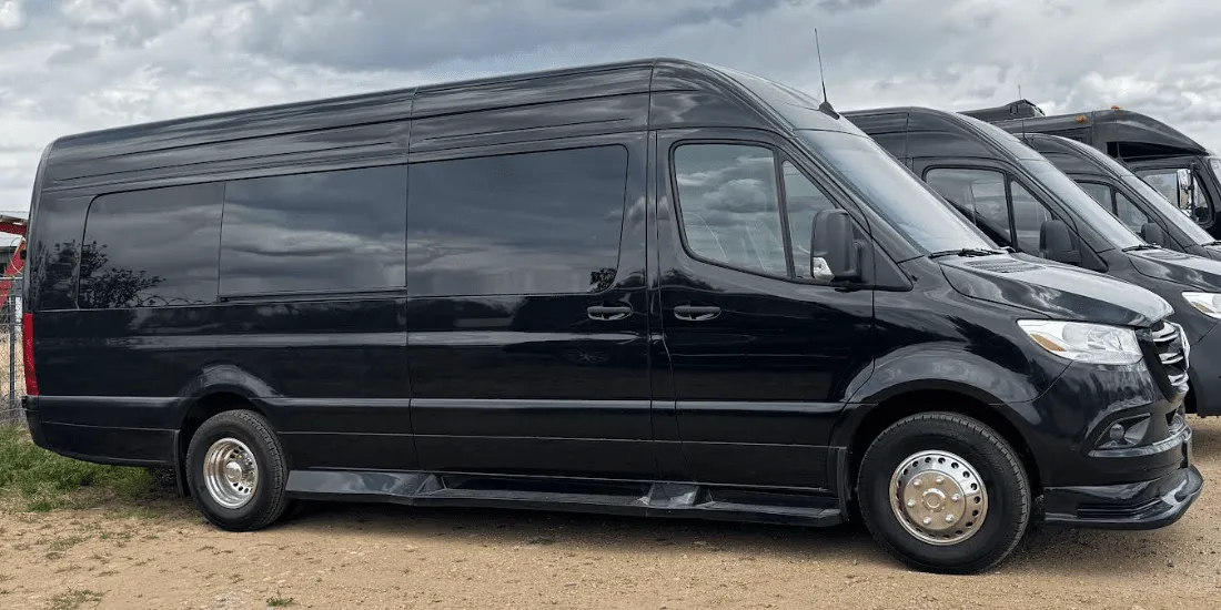 Black Mercedes Sprinter Executive for mercedes sprinter rental in Pirtleville, AZ