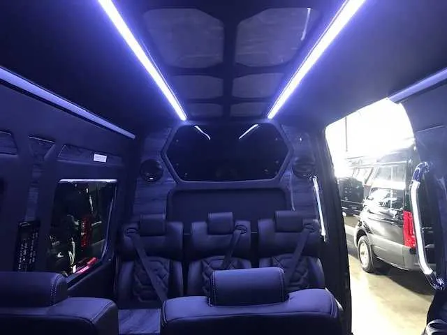 Mercedes Sprinter Luxury- 11 pax, photo 2 for mercedes sprinter rental in Los Angeles County, CA