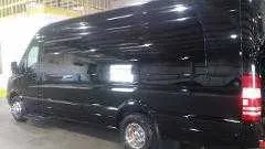 Black Mercedes Sprinter Van, photo 3 for mini coach rental in Waveland, MS