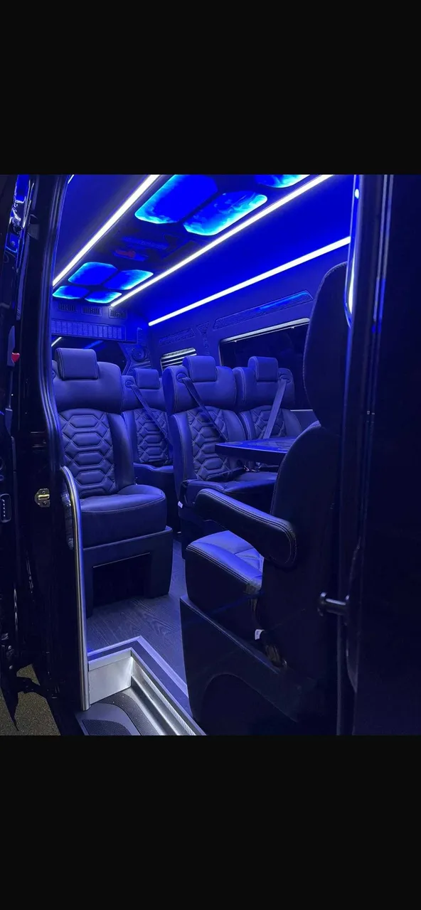 Black Mercedes Sprinter Van, photo 2 for minibus rental in Key Biscayne, FL
