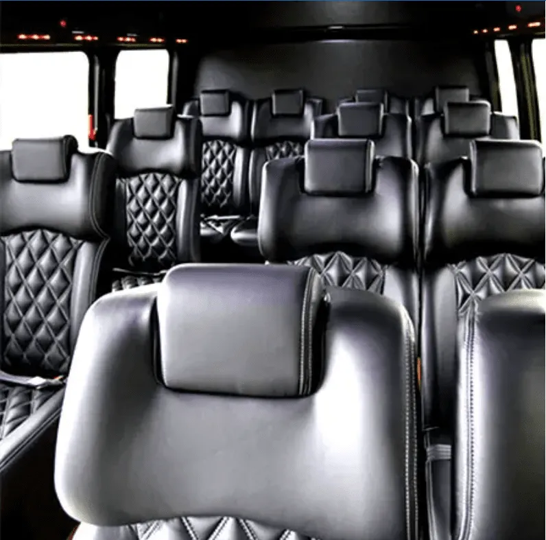 Black Mercedes Sprinter Van, photo 2 for minibus rental in Harbor City, CA