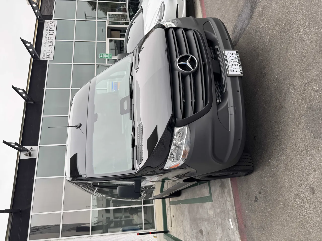 Black Mercedes Sprinter Van