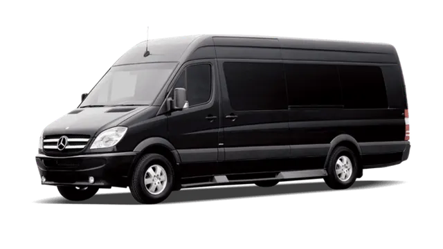 Mercedes Sprinter Van — up to 14 passengers for mini coach rental in Pearsall, TX