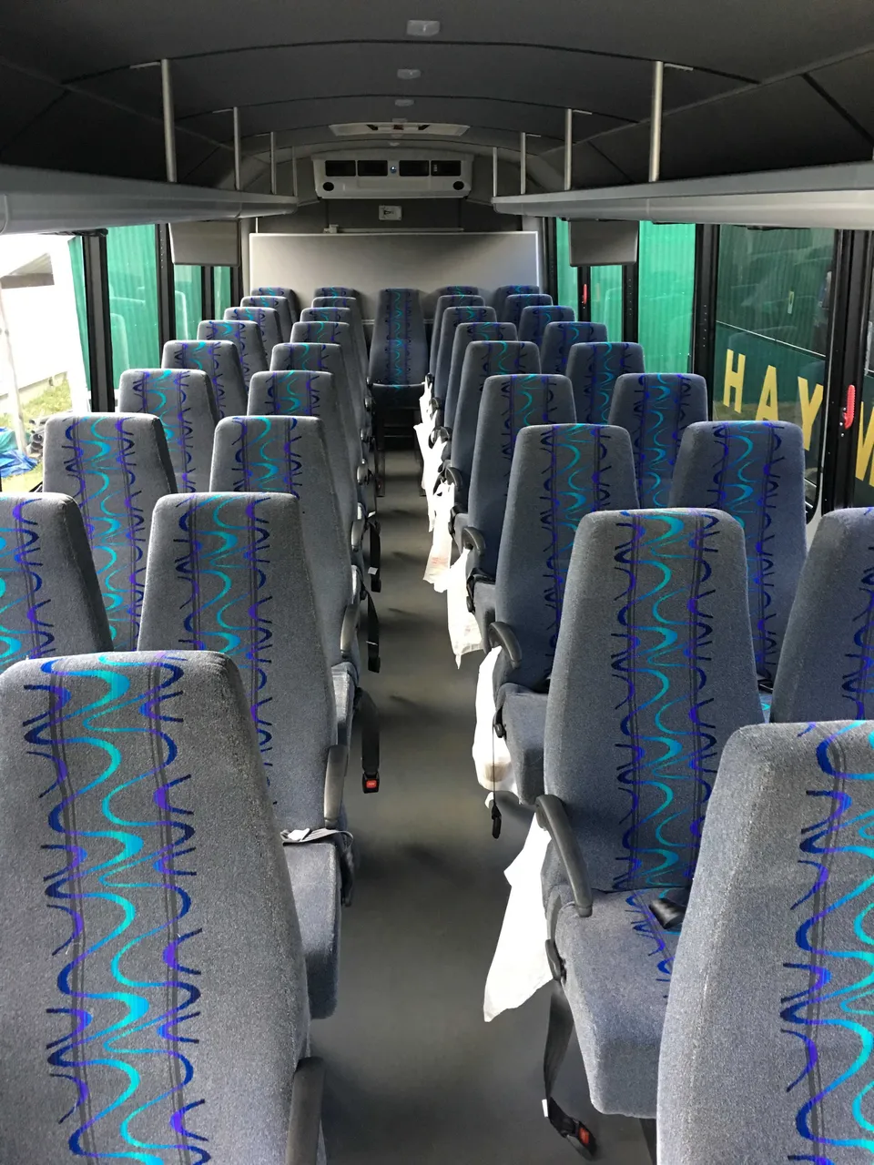 38 Passenger Mini Coach interior for minibus rental
