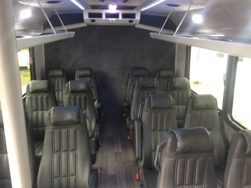 White Mini Coach, photo 2 for mini coach rental in Blanchard, PA