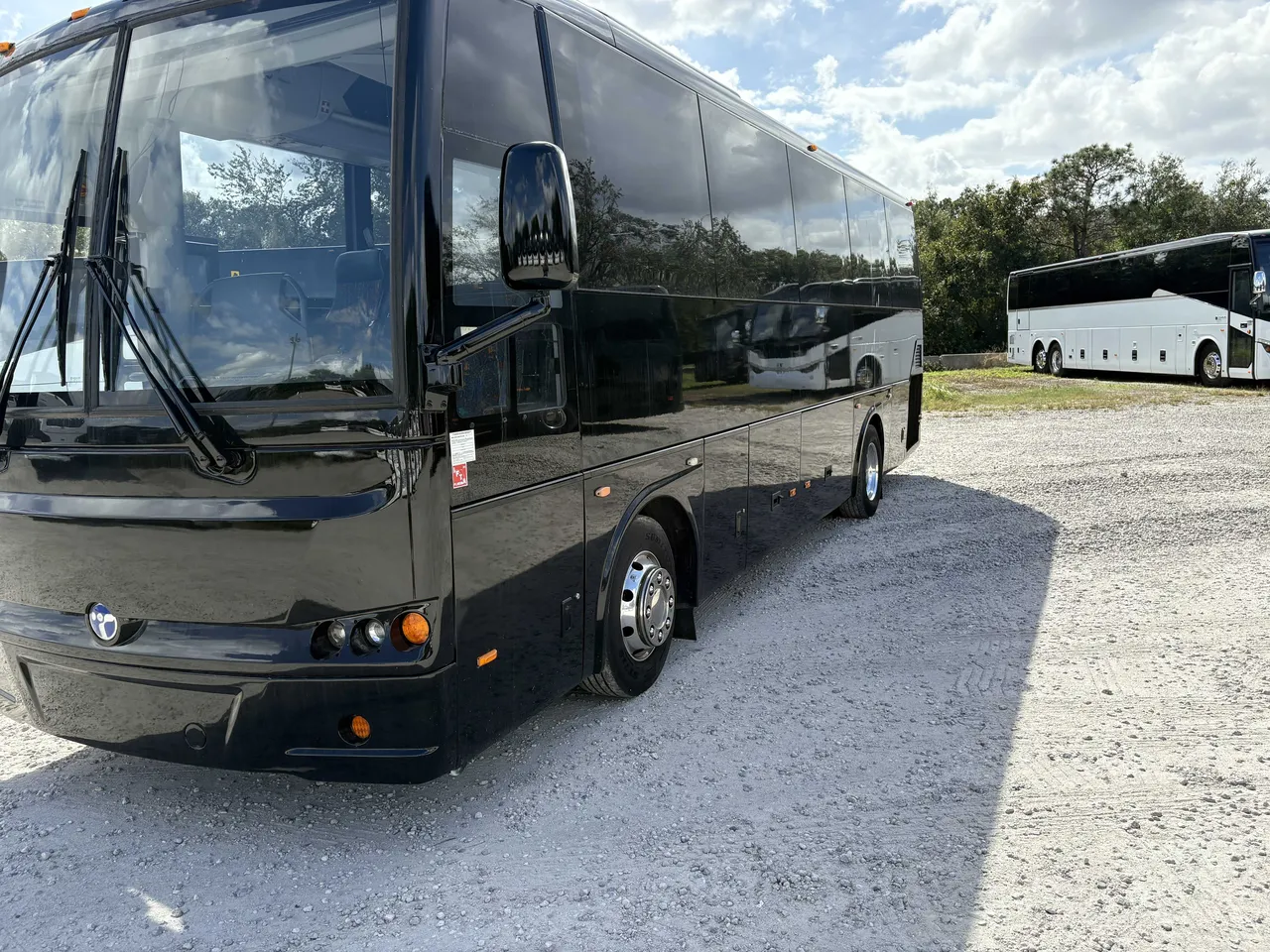 Black Mini Coach for winery tour transport in Queens County, NY