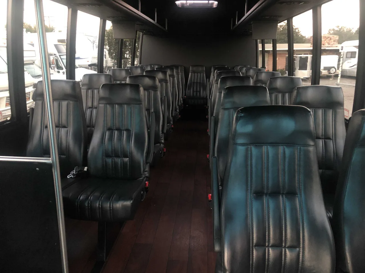 Black Mini Coach for minibus rental in Arizona