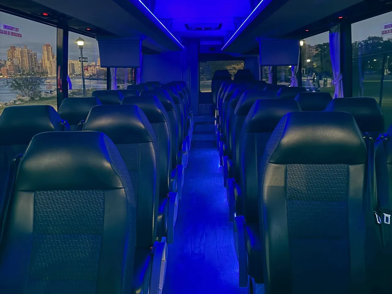 White 36 Passenger Mini Coach, photo 2 for minibus rental White 36 Passenger Mini Coach, photo 2 for minibus rental