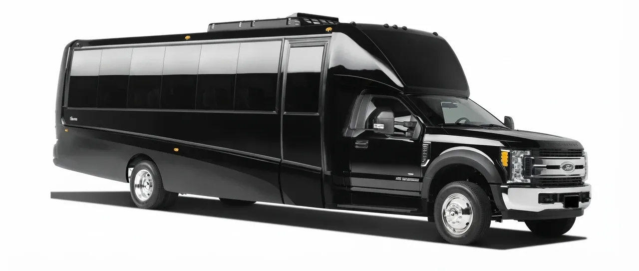 Black 36 Passenger Mini Coach for minibus rental Black 36 Passenger Mini Coach for minibus rental