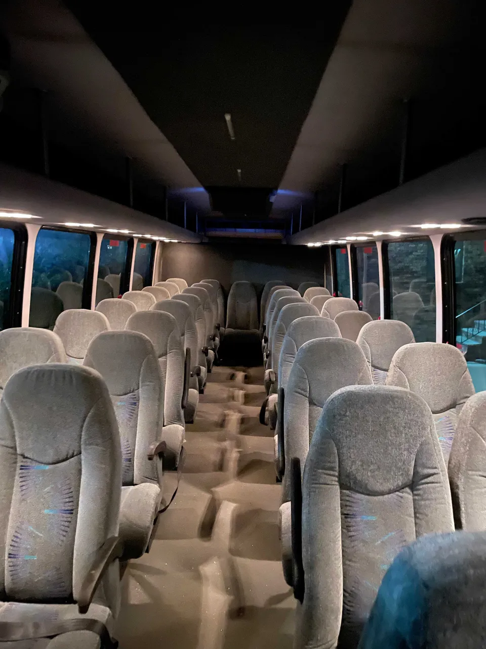 White Mini Coach