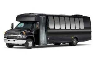 White Mini Coach Wheelchair Accessible for minibus rental in Ochopee, FL
