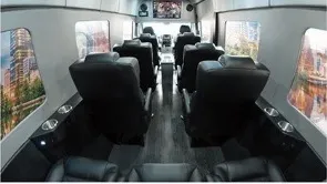 White Minibus- 9 pax, photo 2 for mini coach rental in Dobbins, CA