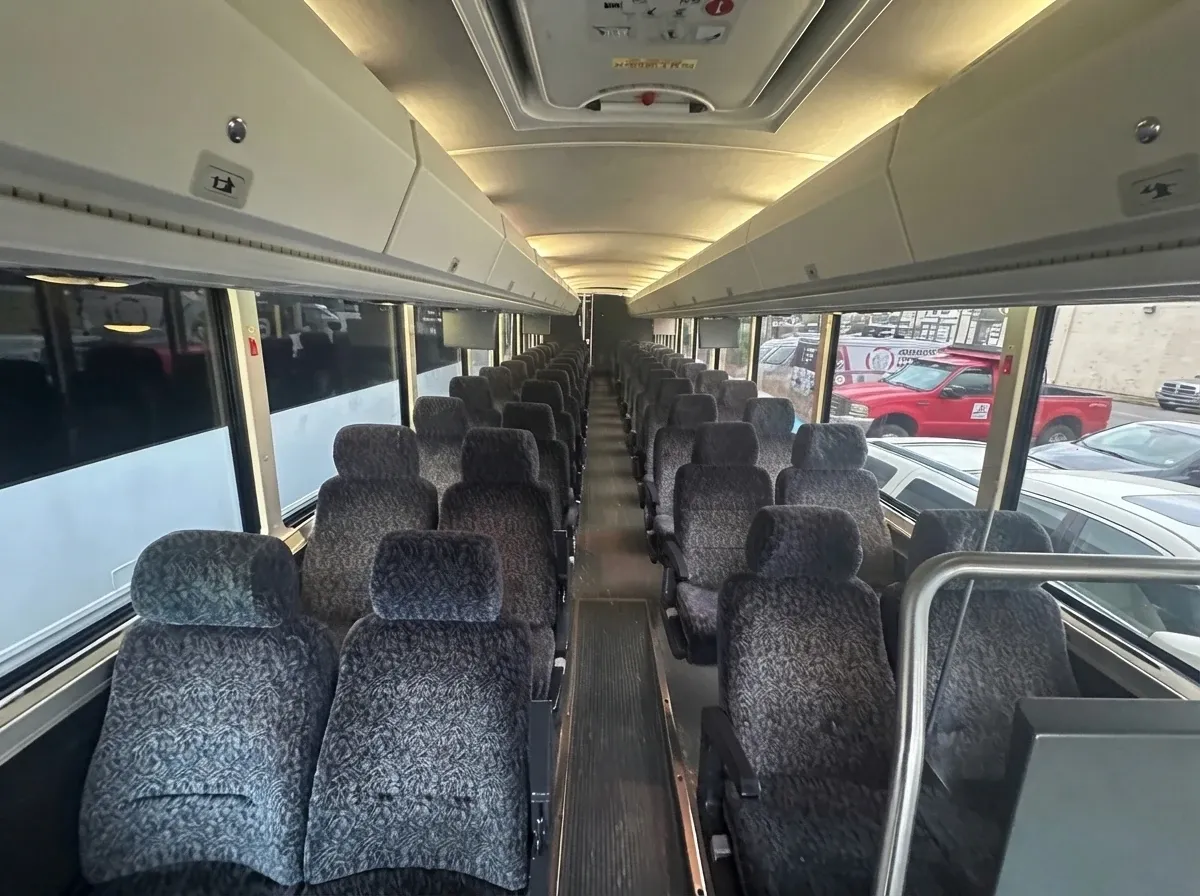 Green 55 Passenger Motor Coach, photo 2 for charter bus rental Green 55 Passenger Motor Coach, photo 2 for charter bus rental