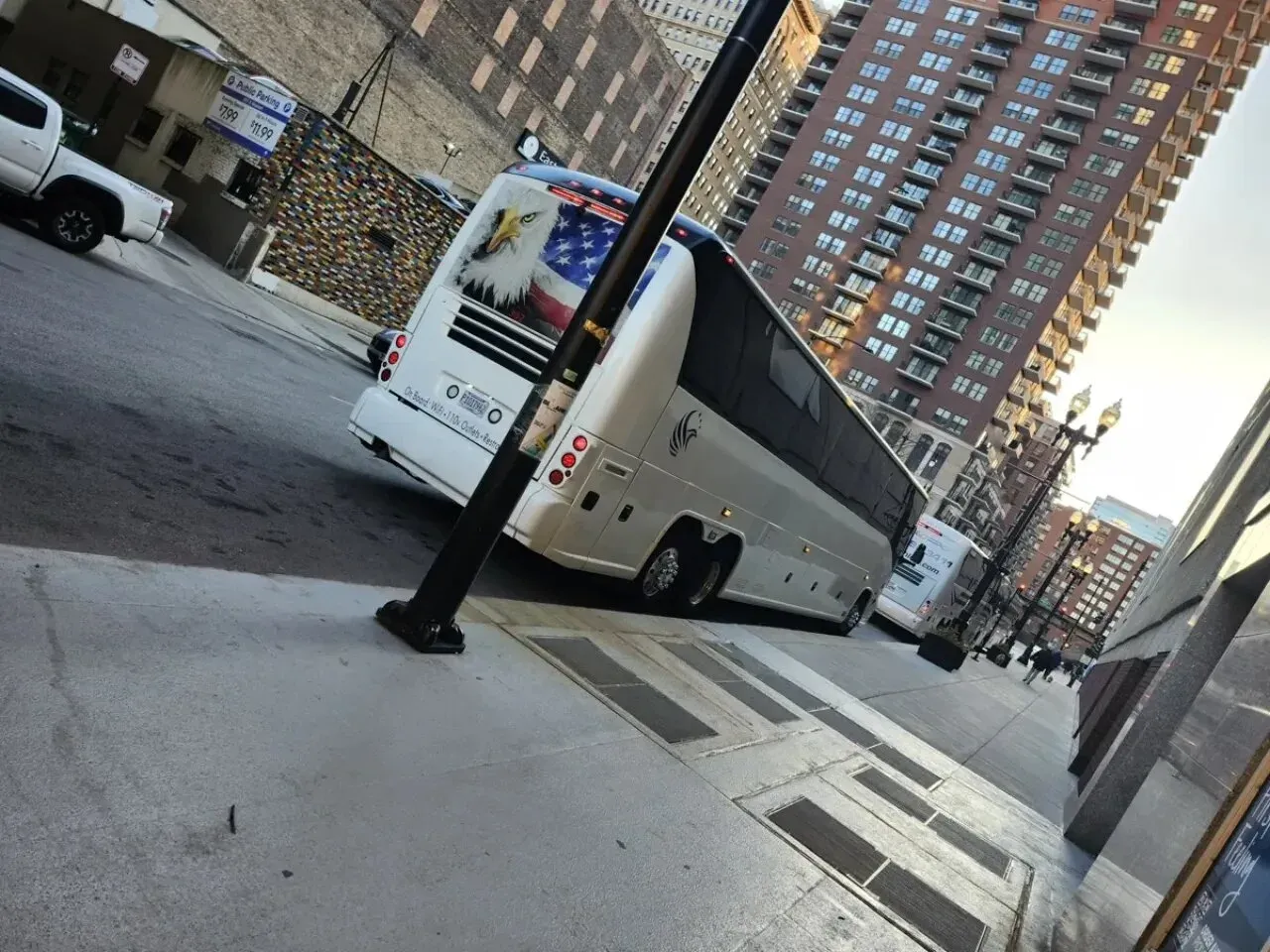 Motor Coach — 50–56 passengers for charter bus rental in Laurel, NE
