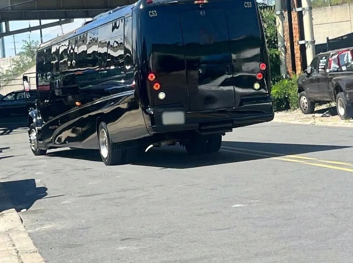 Black 40 Passenger Motorcoach, photo 2 for charter bus rental