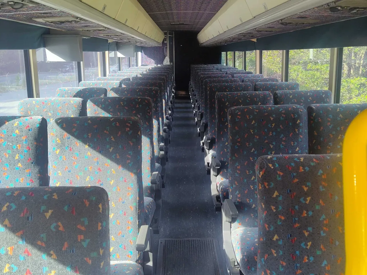 White Motorcoach MCI for charter bus rental White Motorcoach MCI for charter bus rental