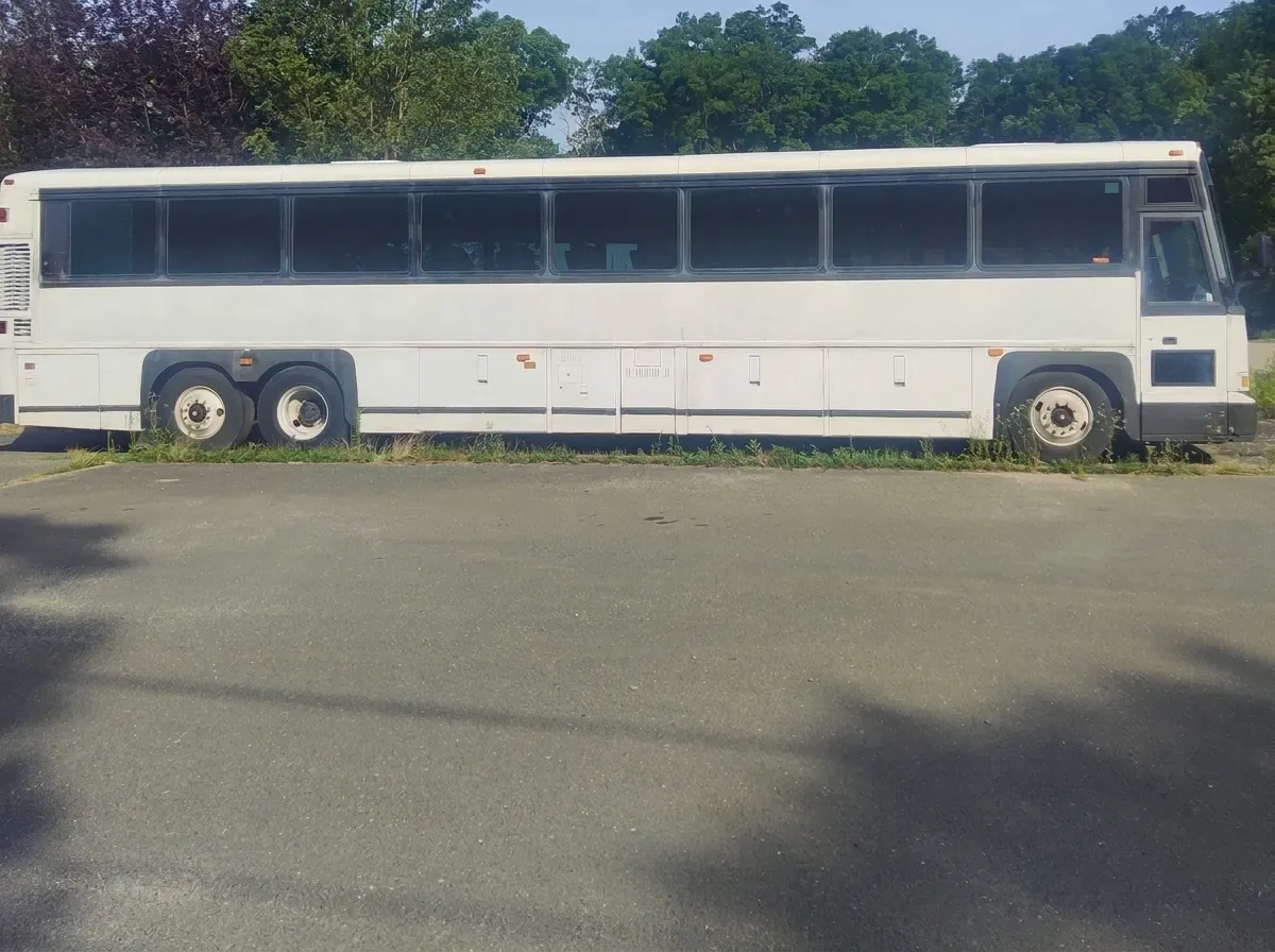 White Motorcoach MCI, photo 3 for charter bus rental