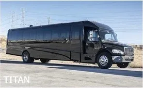 Party Bus- 35 pax exterior for party bus rental in Santa Fe Springs, CA